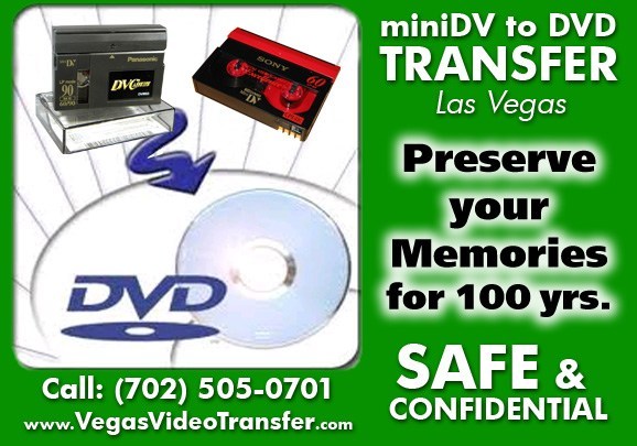 Mini-DV to DVD Service